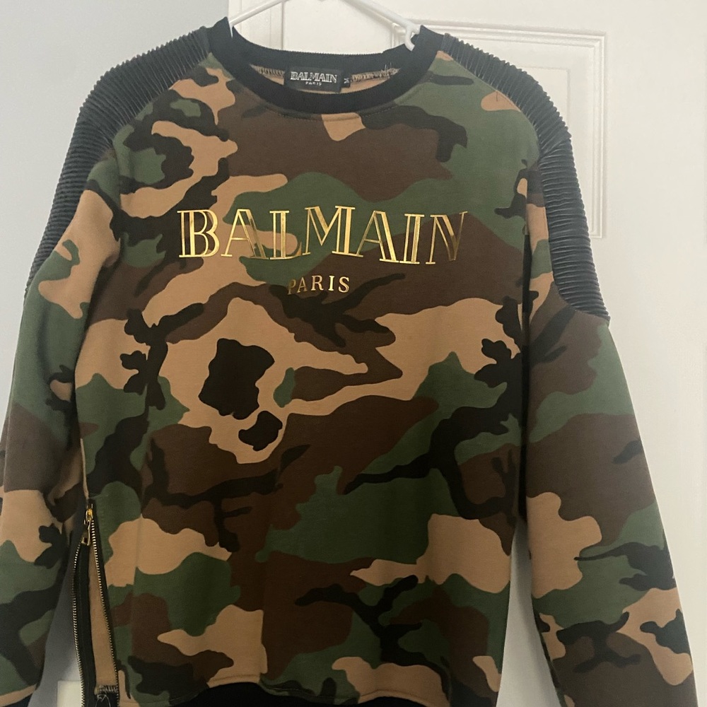 Camo Balmain Sweater